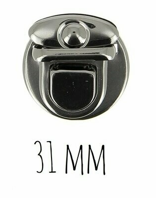 Boucle cartable noire (31 mm)
