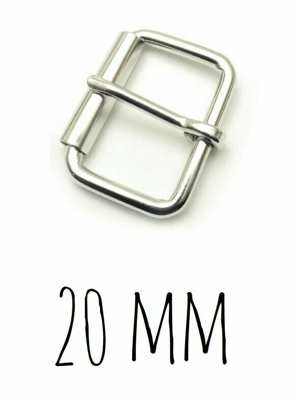 Boucle ceinture argenté (20 mm)