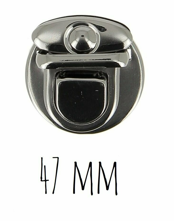 Boucle cartable noire (47 mm)