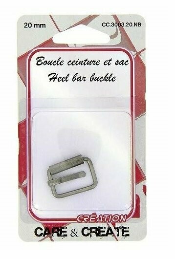 Boucle ceinture noire (20 mm)