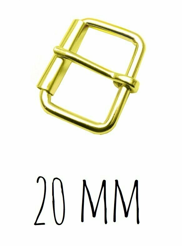 Boucle ceinture dorée (20 mm)