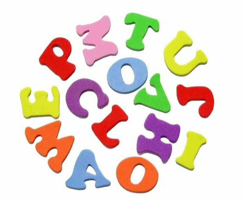 Lettres adhésives en mousse (182 pièces)