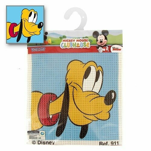 Kit complet canevas Walt Disney Pluto gros trous (911)