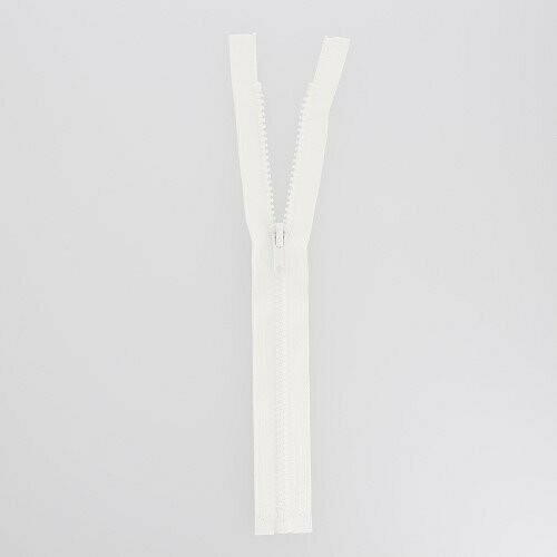 Fermeture à glissière injectée n°5 séparable 35 cm (101 - blanc)