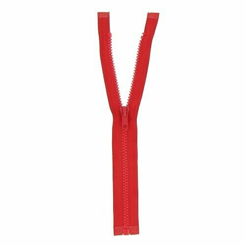 Fermeture à glissière injectée n°5 séparable 30 cm (113 - rouge)