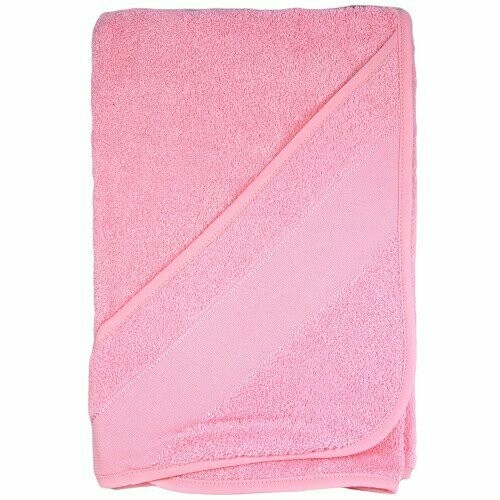 Serviette épaisse à broder avec capuche (rose)