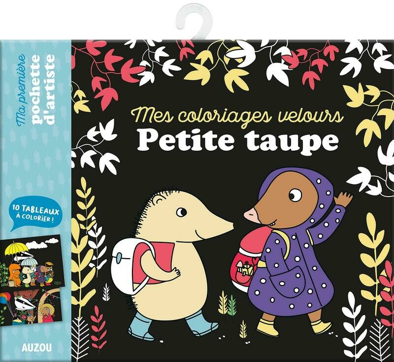 Coloriages velours petite taupe (10 pièces) marque AUZOU