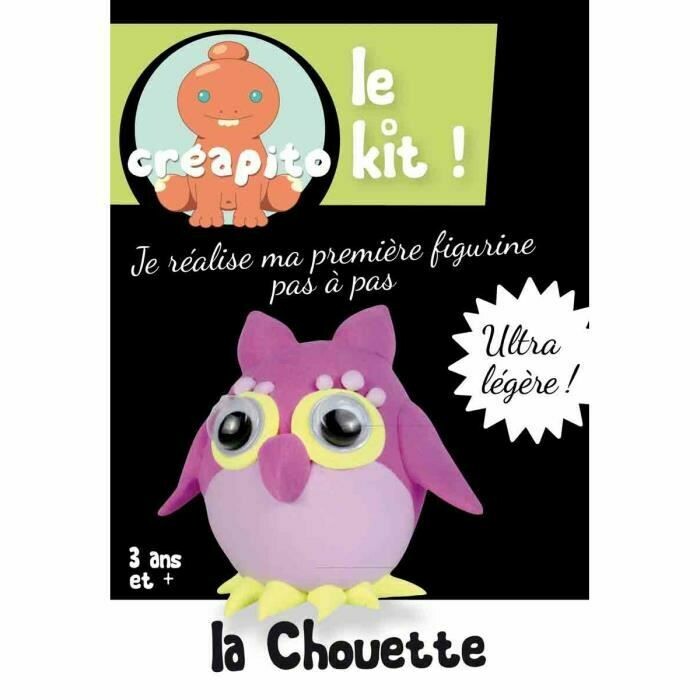 Kit de pâte à modeler Créapito La chouette