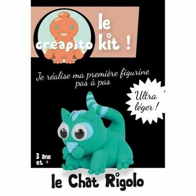 Kit de pâte à modeler Créapito le chat rigolo