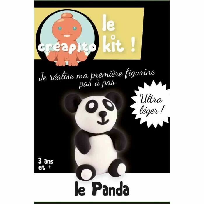 Kit de pâte à modeler Créapito le panda