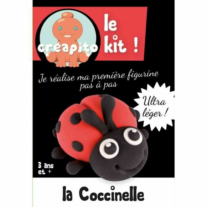 Kit de pâte à modeler Créapito la coccinelle