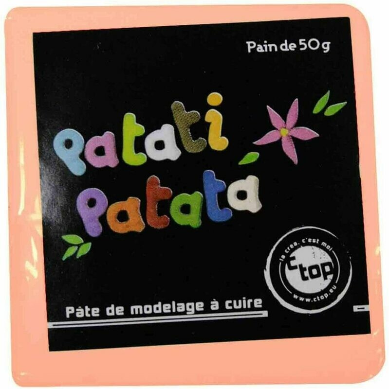 Pâte à modeler à cuire pêche  Patati Patata