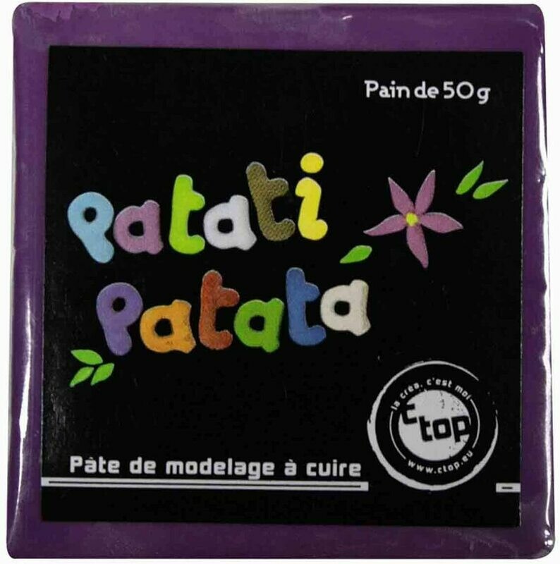 Pâte à modeler à cuire violet  Patati Patata