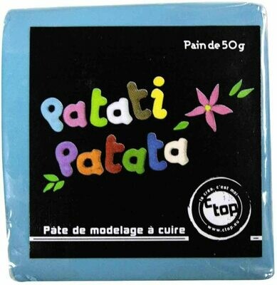 Pâte à modeler à cuire bleu clair Patati Patata