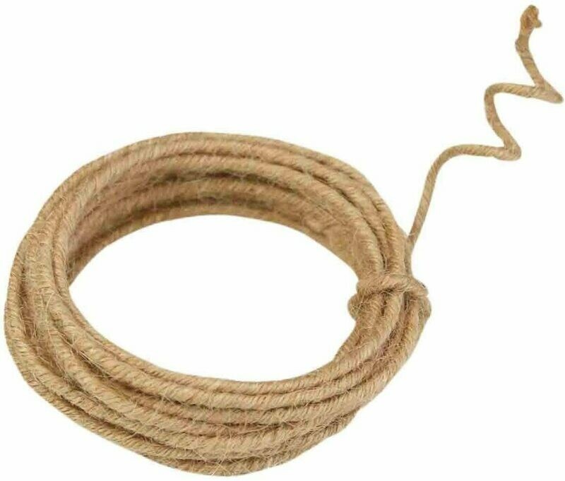 Corde de jute armée naturelle (3 mètres)