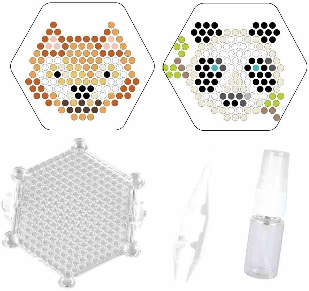 Kit perles magiques panda et renard