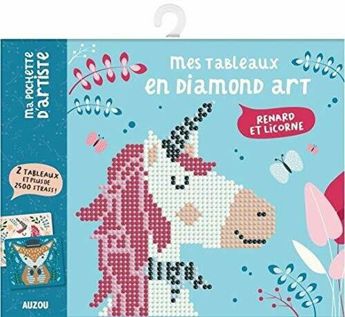 Mes tableaux Diamond Art licorne et renard (dès 6 ans)