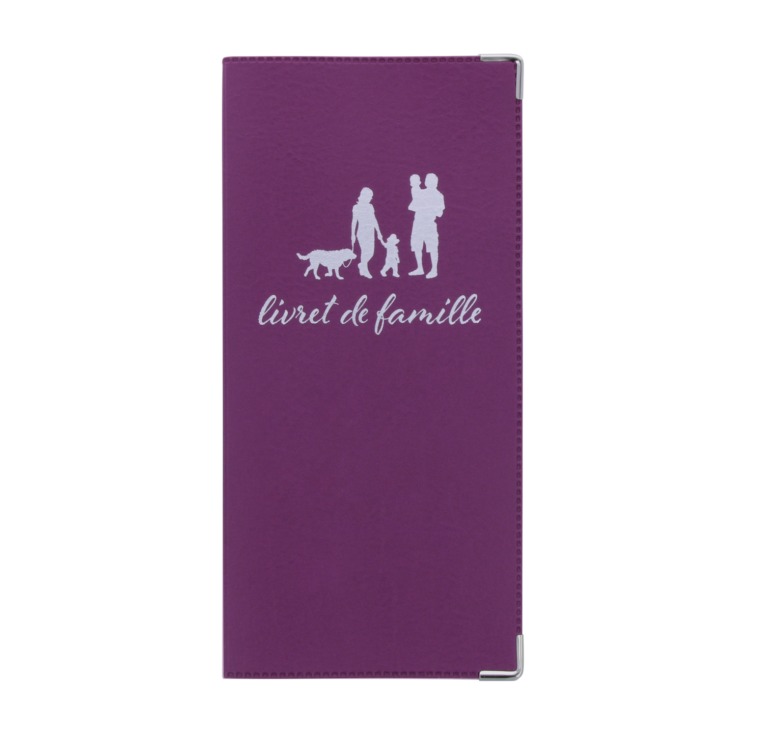 Etui livret de famille Violet fabrication Française