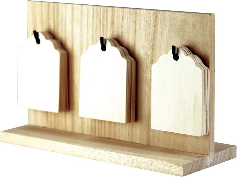 Calendrier perpétuel bois naturel personnalisable