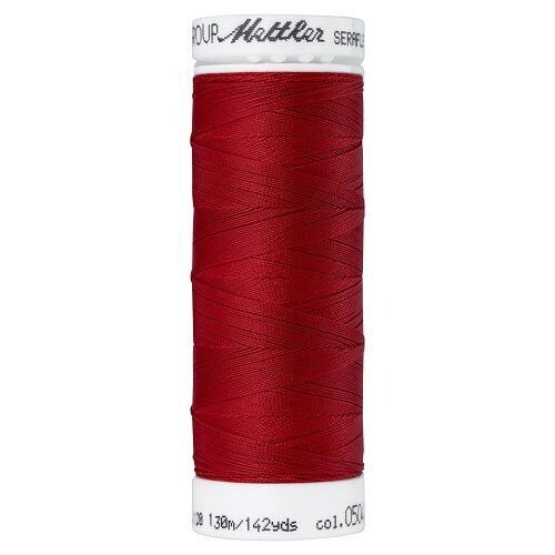 Bobine de fil coudre Elastique Rouge 0504 METTLER (130M ) Haute élasticité