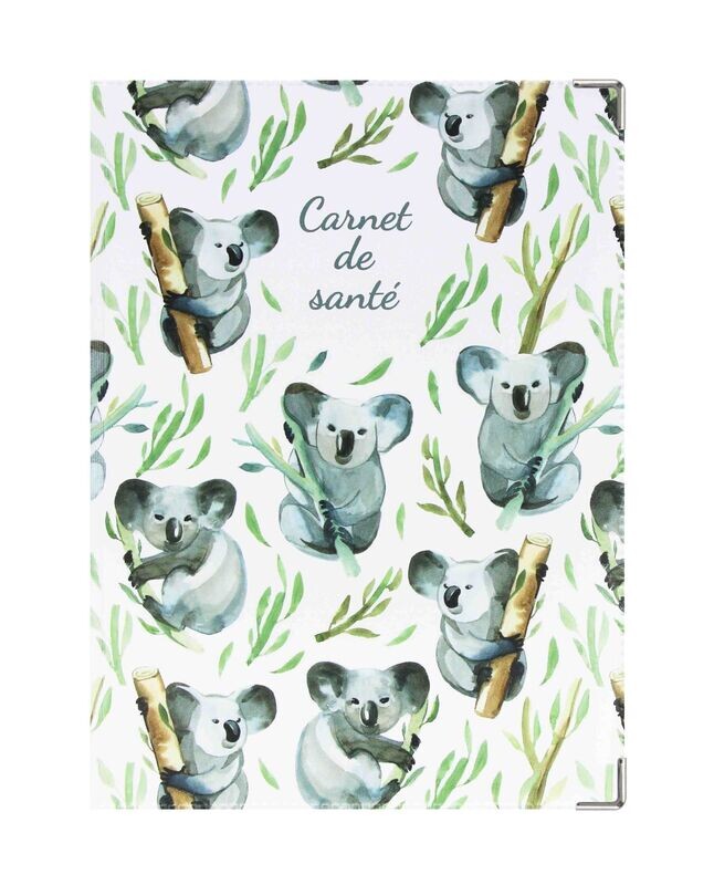Protège carnet de santé koala fabrication Française