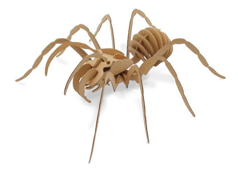 Araignée à assembler en carton petit modèle (puzzle 3D)