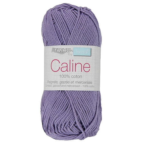 Fil à tricoter Caline Violet (100% coton peignée, gazée et mercerisée ) Amigurumis