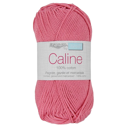 Fil à tricoter Caline Rose pastel (100% coton peignée, gazée et mercerisée ) Amigurumis