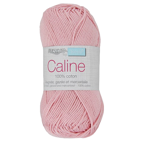 Fil à tricoter Caline Rose  (100% coton peignée, gazée et mercerisée ) Amigurumis