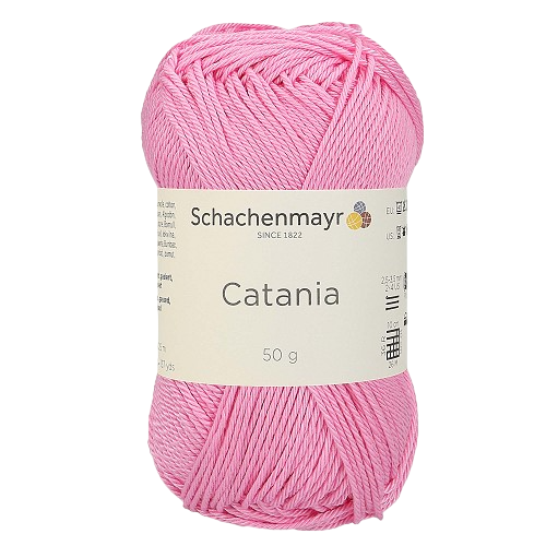 Fil à tricoter Catania rose clair 00222 (100% coton) amigurimi