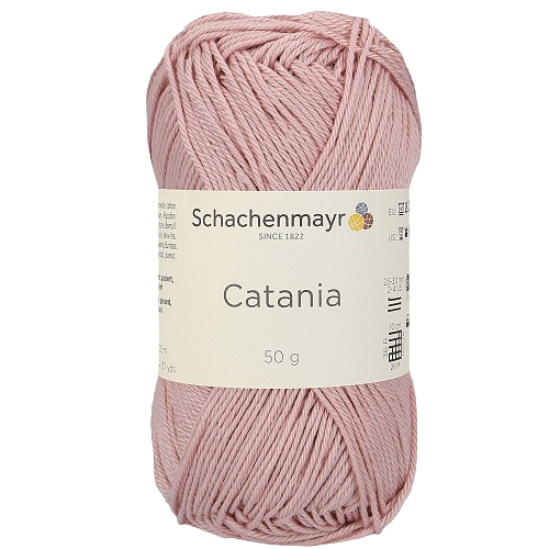Fil à tricoter Catania rose pastel 00423 (100% coton) amigurimi