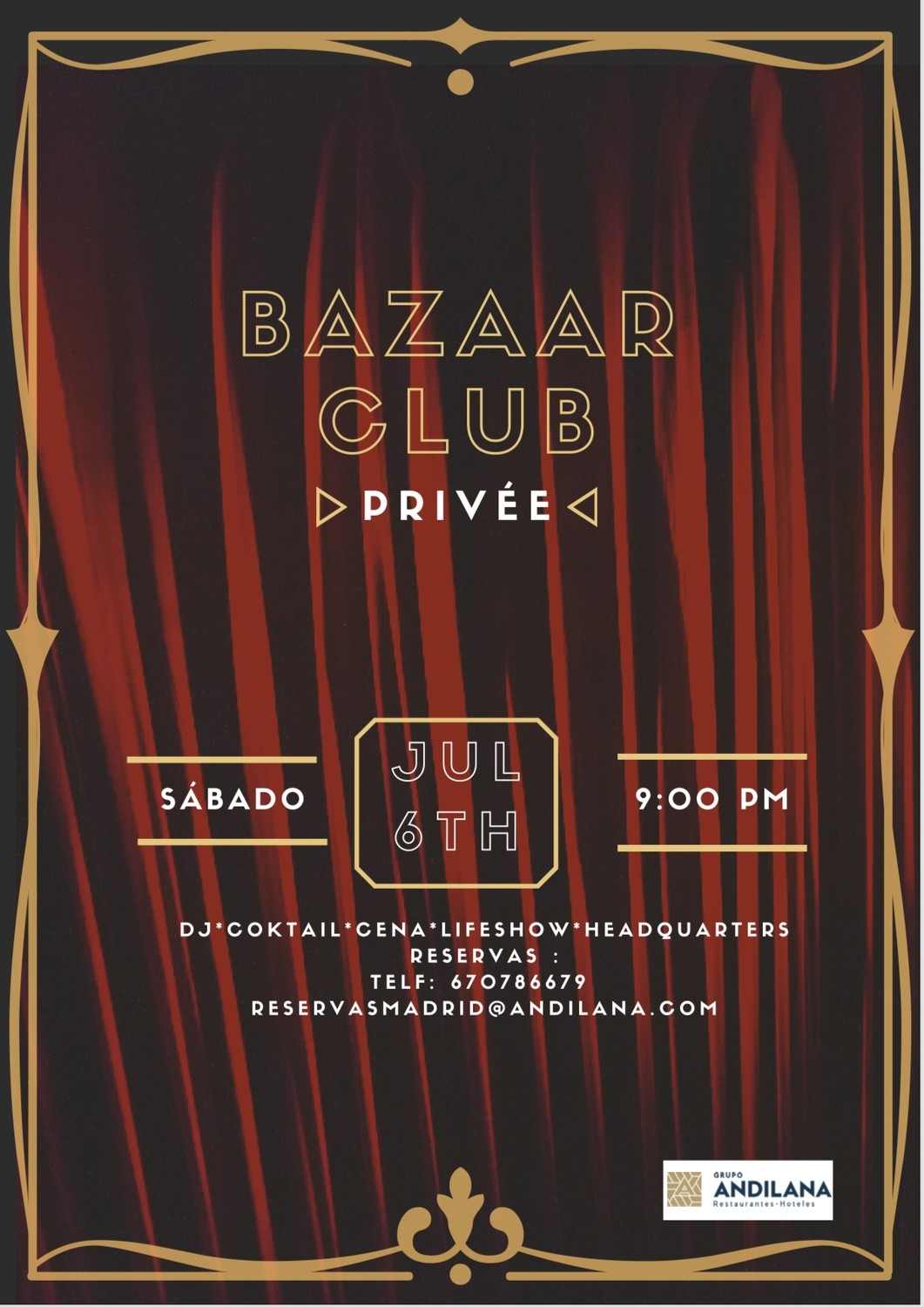 Ticket Bazaar club privée