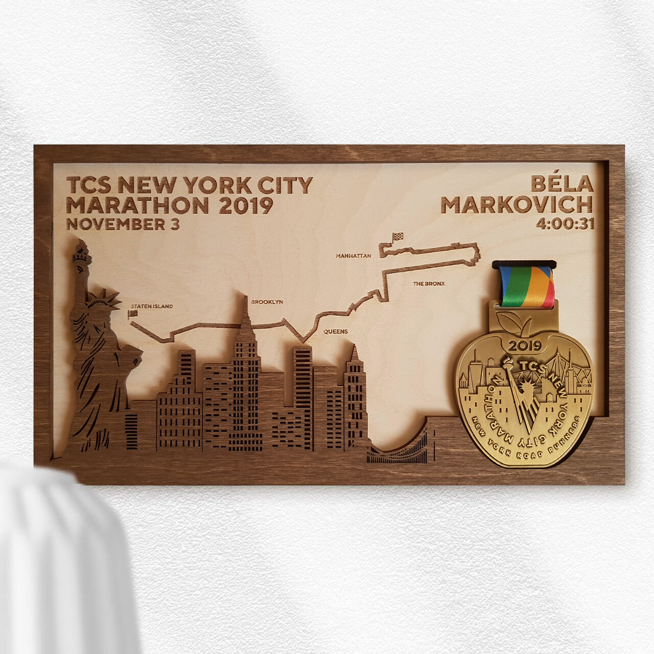New York Marathon Medal Holder Medal Holders