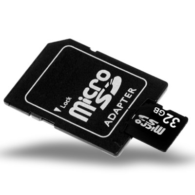 32GB MicroSD / TF Card with SD Card Slot Adapter