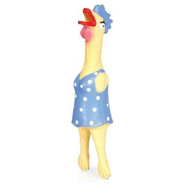 CHICKEN IN BLUE SWIMSUIT, 30cm NON TOXIC