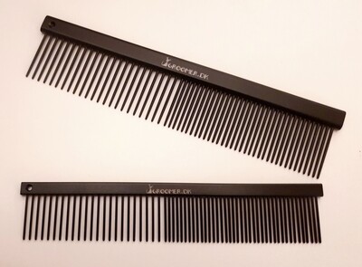 Antistatic smooth comb, teflon coated