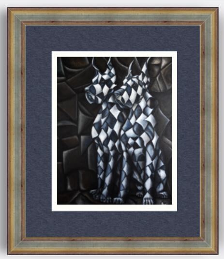 ART PRINT - THE HARLEQUINS, COLLECTIBLE 90x70cm