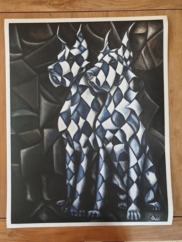 THE HARLEQUINS, poster 50x70cm