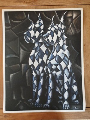 THE HARLEQUINS, poster 50x70cm