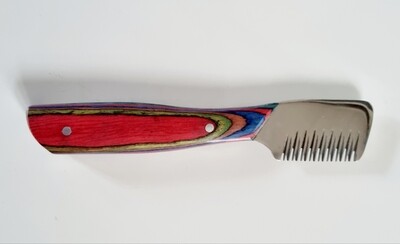 Danish RAINBOW edition knife - DOUBLE COARSE 