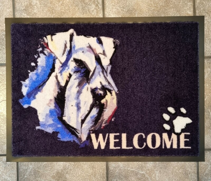 Doormat, Schnauzer welcome 50x70cm