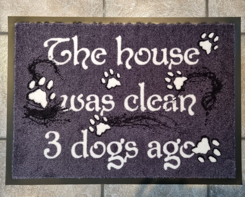 Doormat The house was clean, 50x70cm