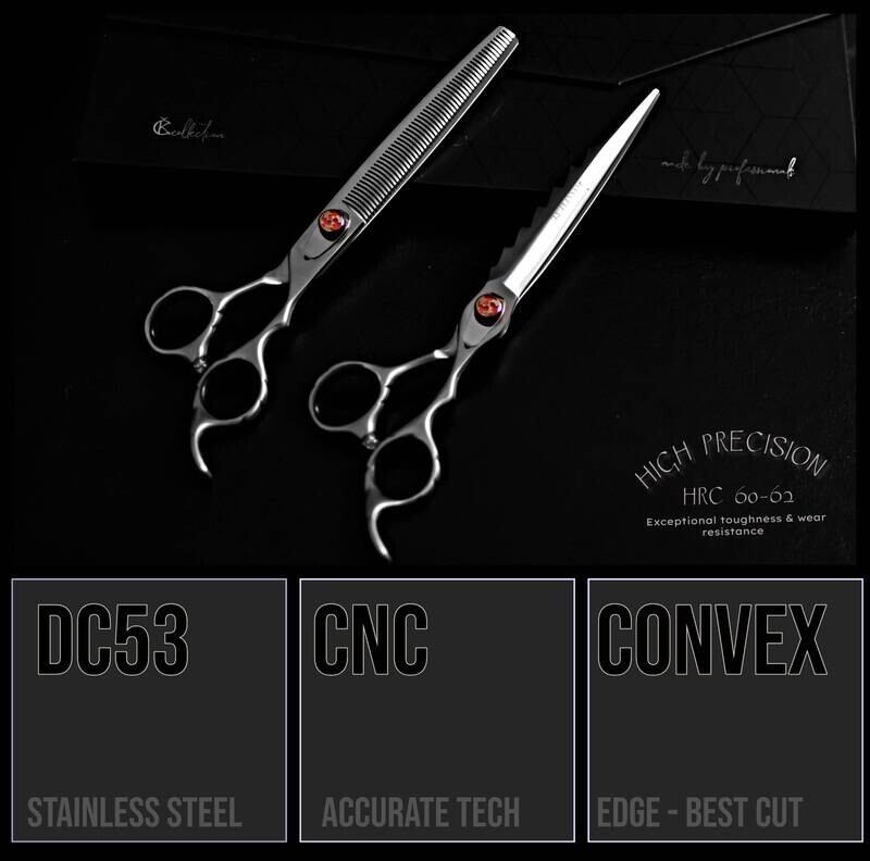 Scissors SILVER SHARK professional SET 8&quot;