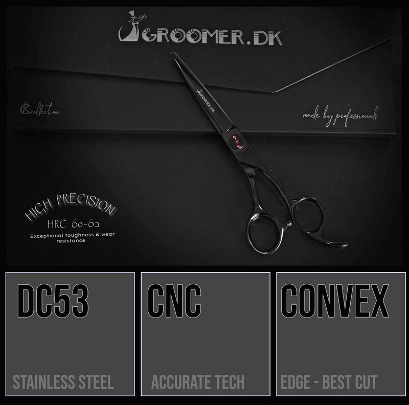 Scissors BLACK SWAN perfection STRAIGHT 6.5"