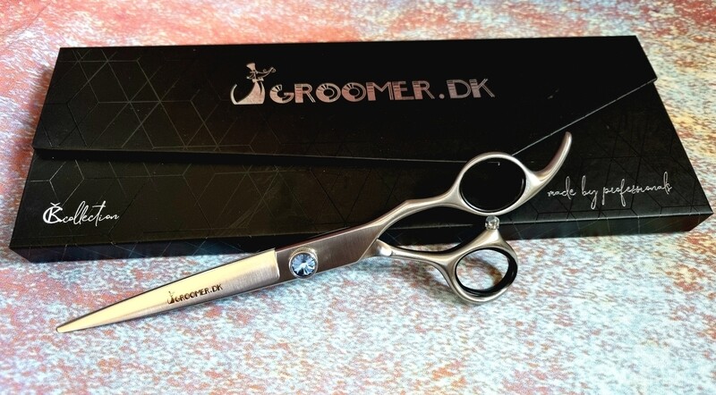 Scissors BLUE STONE STRAIGHT 7&quot;