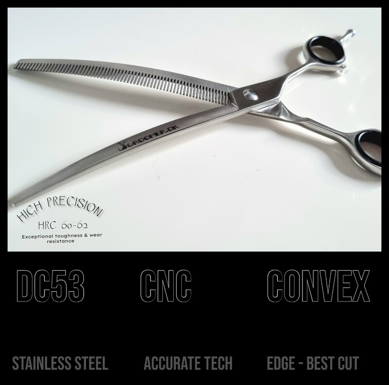 Scissors CURVED THINNERS professional 7.5&quot;