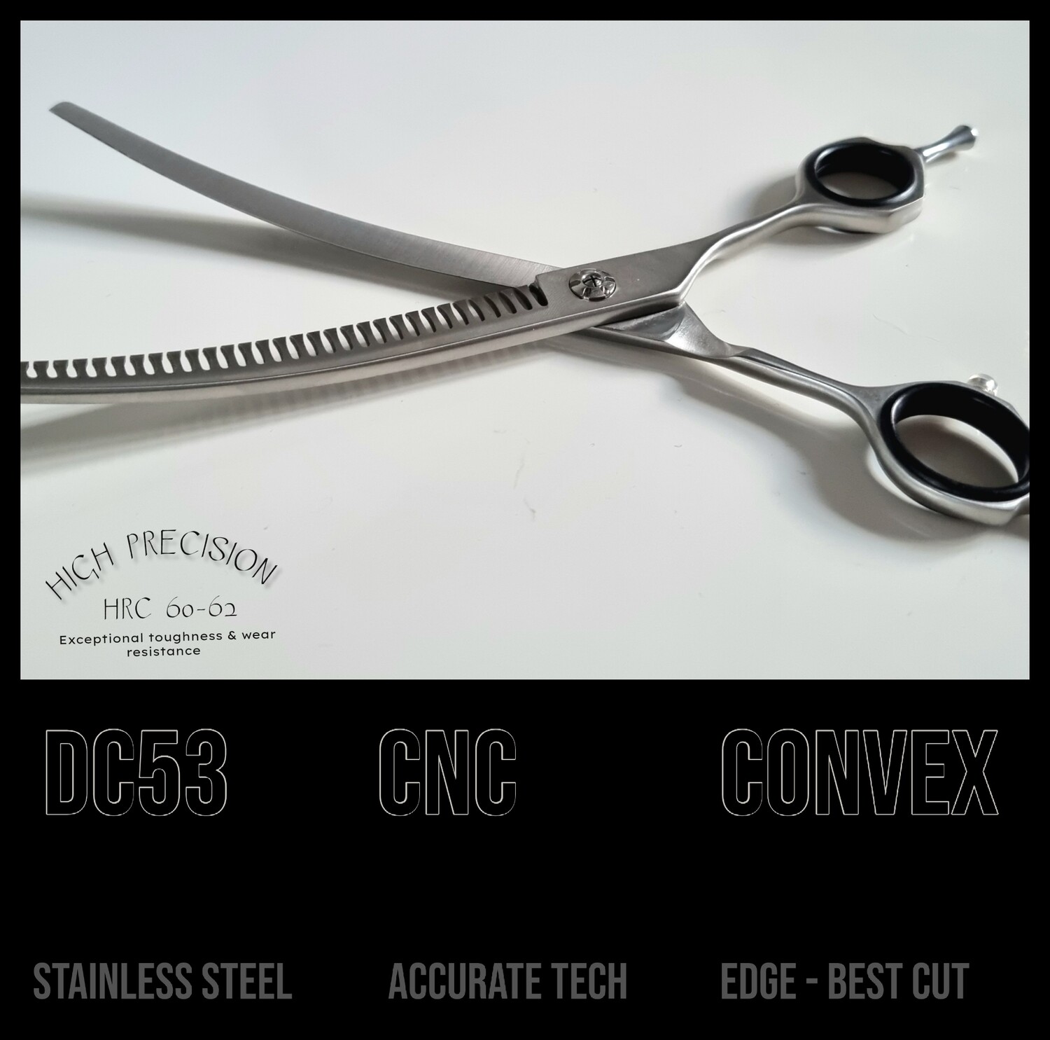 Scissors CURVED CHUNKERS professional 7.5"