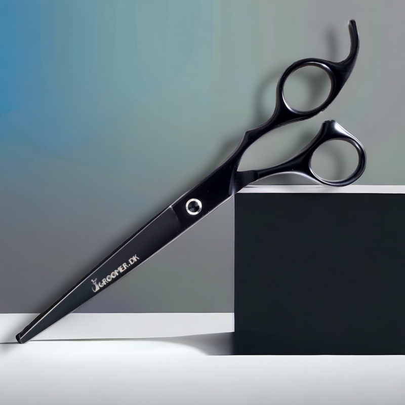 Scissors BLACK SATIN BASIC STRAIGHT