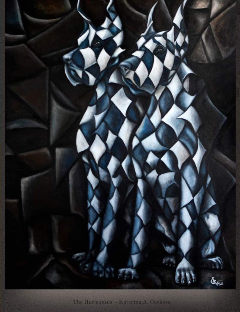 THE HARLEQUINS, poster 50x70cm