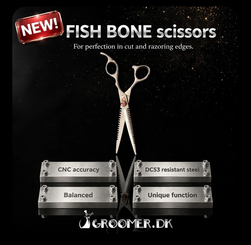 Scissors FISH BONE professional STRAIGHT